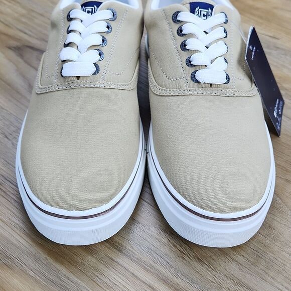 🔹️NWT Chaps Tan Chase Canvas Lace-up Sneakers Men's 8 - Picture 4 of 11